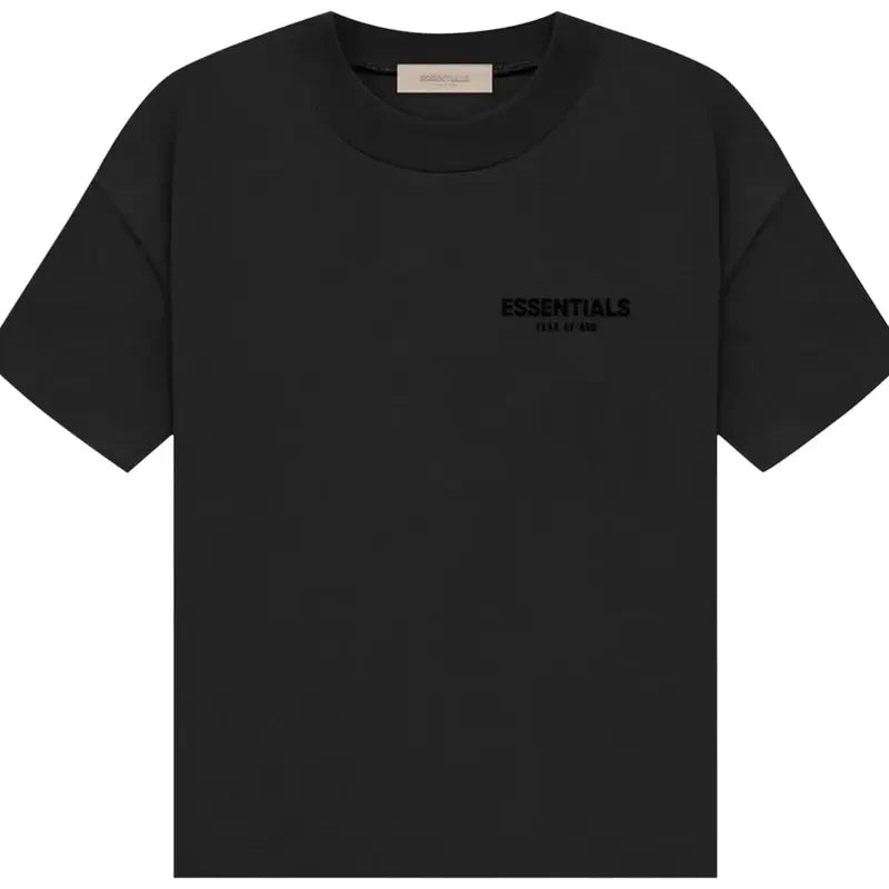 ESSENTIALS Streetwear Black T-Shirt