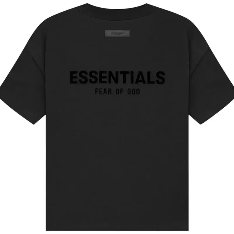 ESSENTIALS Streetwear Black T-Shirt