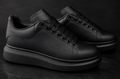 Alexander McQueen Oversized Sneaker in triple black