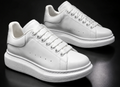 Alexander McQueen Oversized Sneaker in triple white