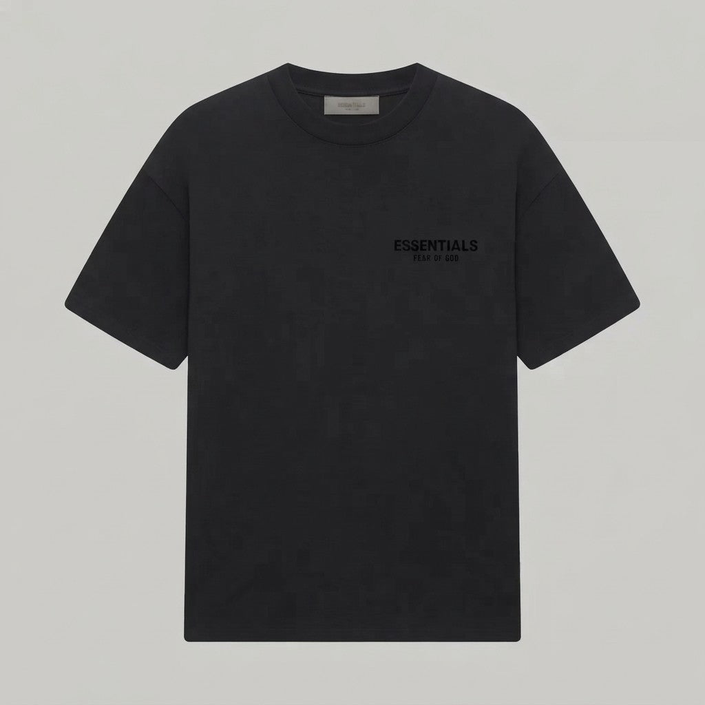 ESSENTIALS Streetwear Black T-Shirt