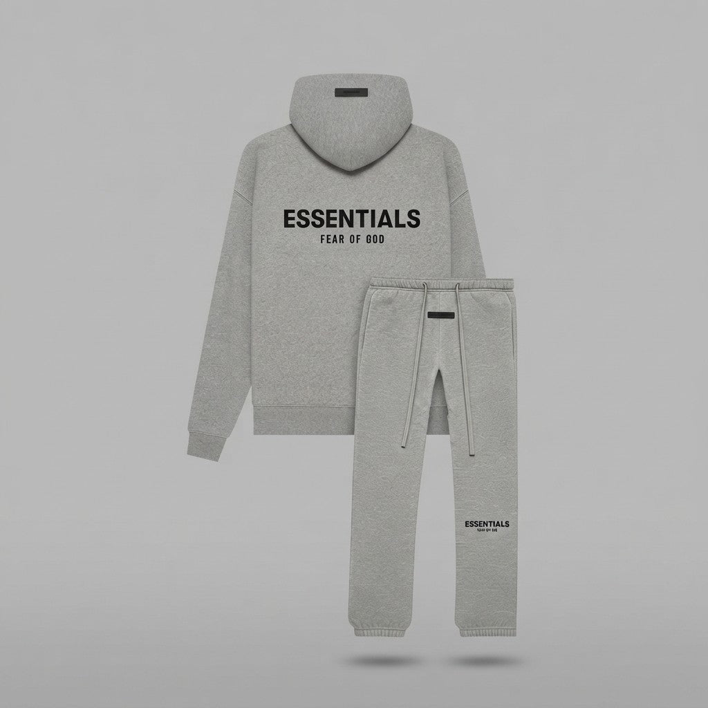 Essentials Fear Of God Pullover Hoodie And Sweatpants Set
