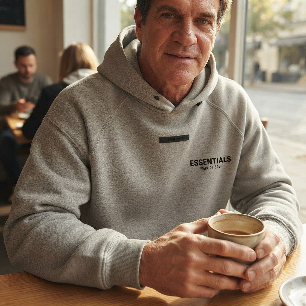 Essentials Fear Of God Pullover Hoodie And Sweatpants Set